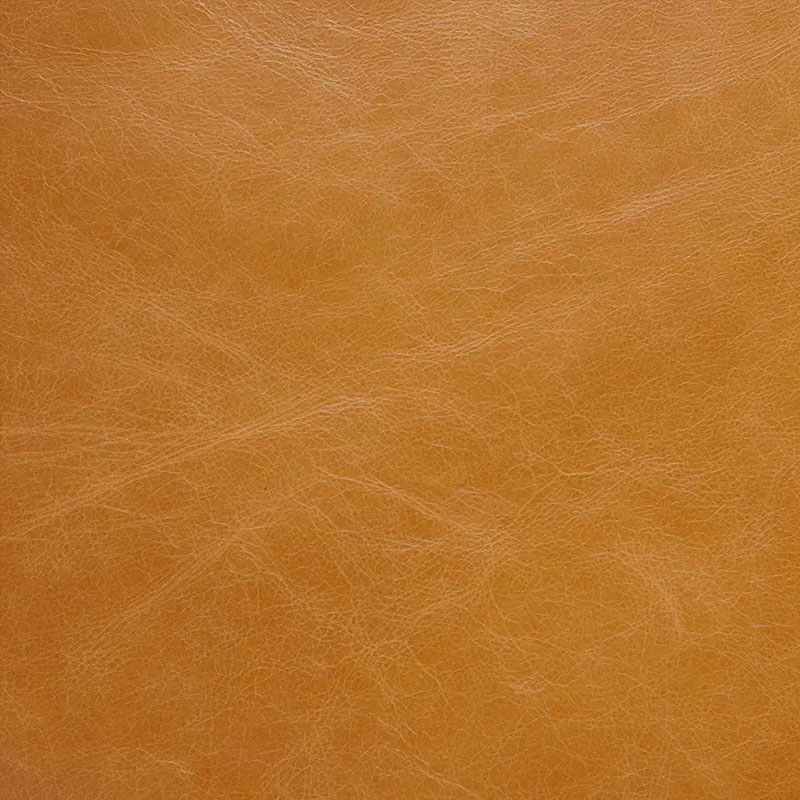 Cuero tipo top grain color camel