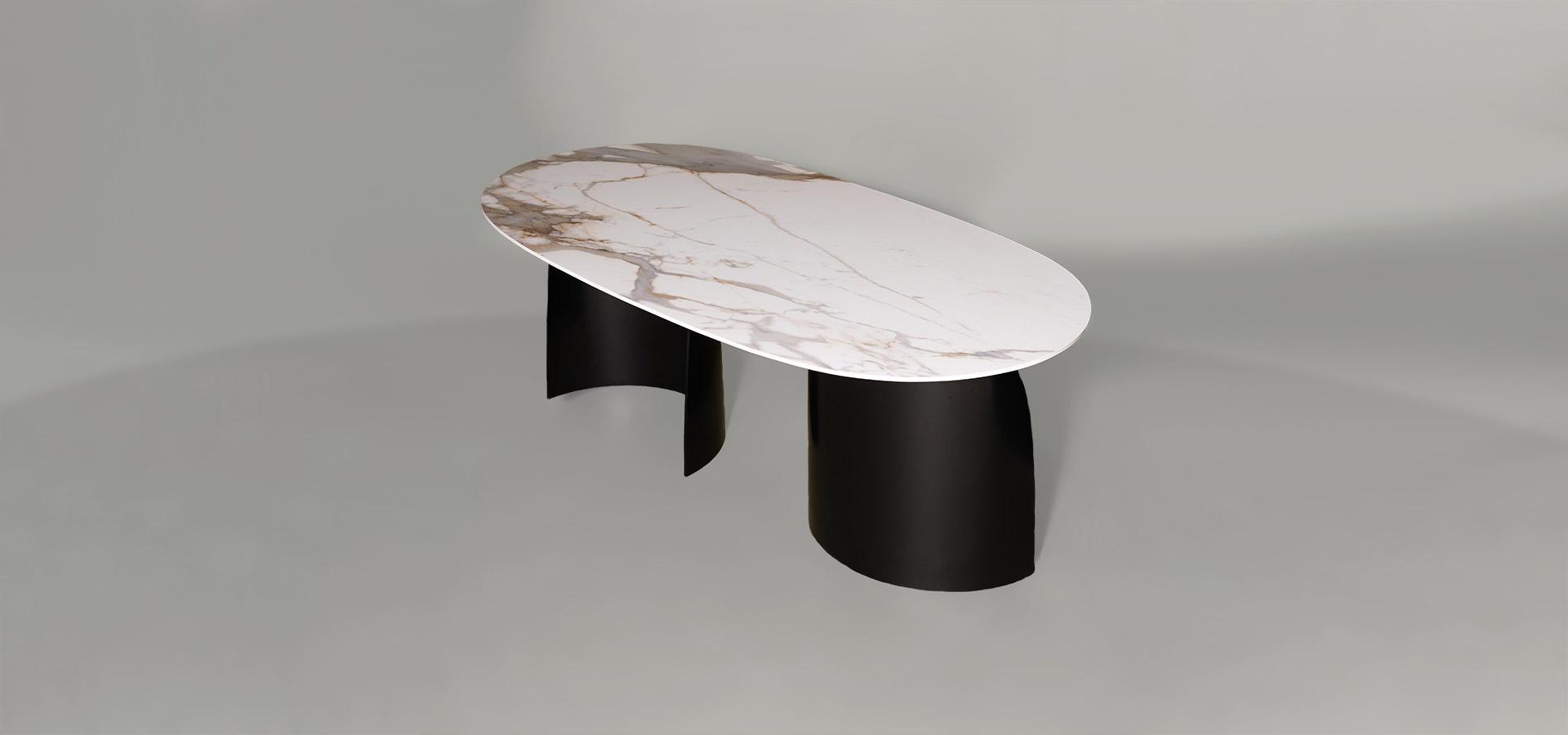 Mesa en marmol blanco