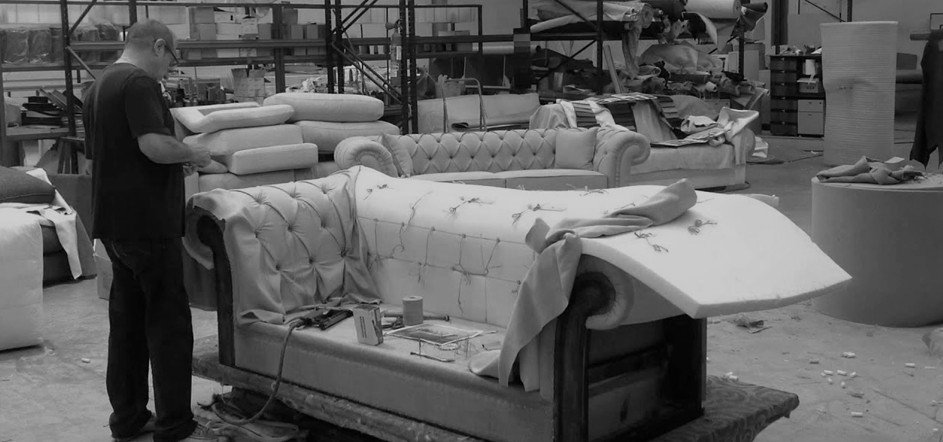 Espumas sofá chesterfield