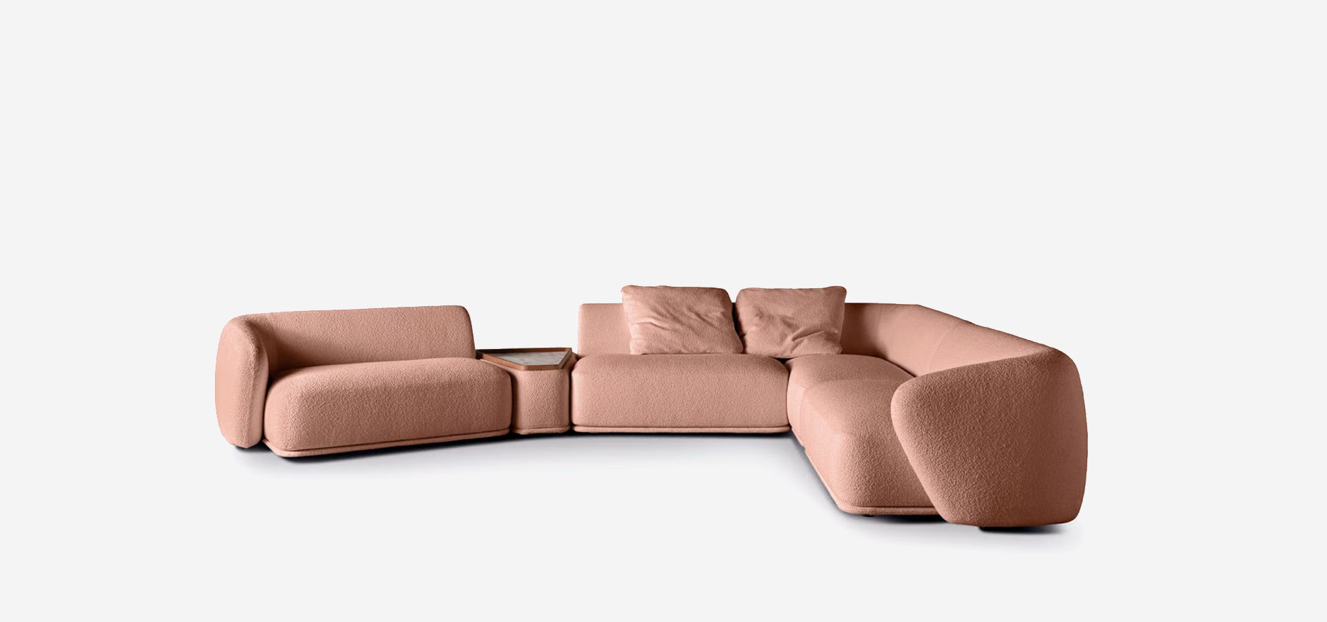 Sofá en tela aquaclean